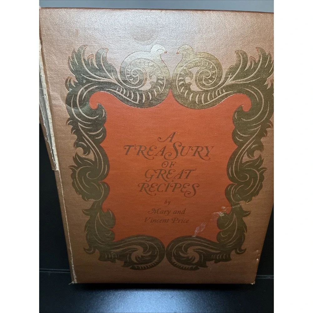 A Treasury of Great Recipes by Mary And Vincent Price 1965 1st Printing HC
